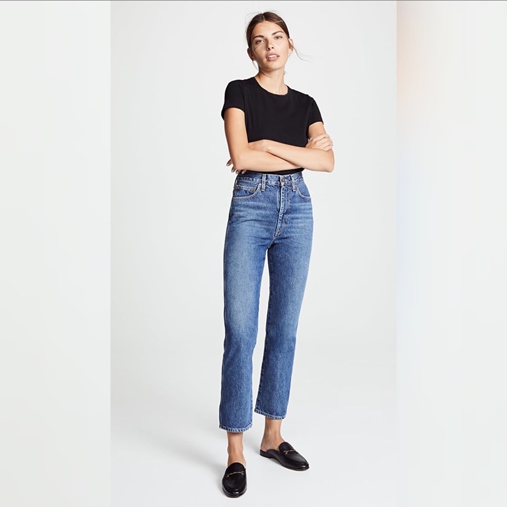 AGOLDE Pinch Waist High Rise Kick Jeans